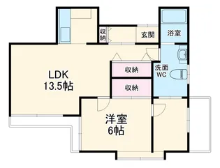 マルイハウスアネックス【2F号室】の間取り
