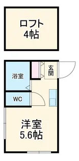 ソレイユ【206号室】の間取り