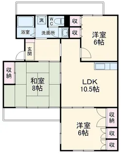 エンブレム上尾【1階】の間取り