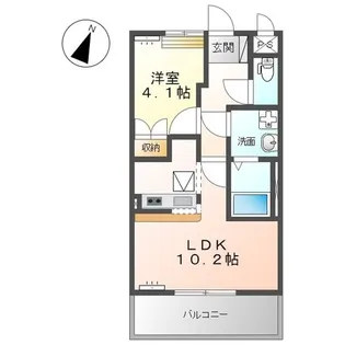 セシオンリオグランデ【105号室】の間取り