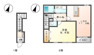 フォーエバービーチ【2階】の間取り