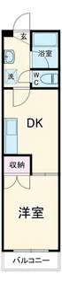 コーポすずもと 西【1階】の間取り