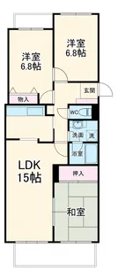 ノヴァ上社【302号室】の間取り