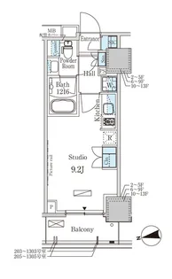 パークアクシス赤塚【6階】の間取り
