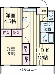 桶川中央マンション【2階】の間取り