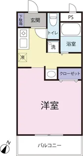 プレステージア伊奈【1階】の間取り