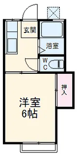 サニーハイツ渡部【101号室】の間取り