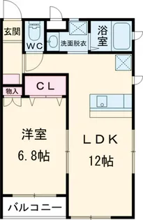 メディオ【201号室】の間取り