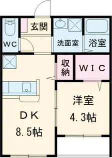 ヒログランデ【1階】の間取り
