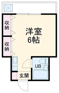 イーストヴィレッジYUDA【1階】の間取り