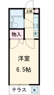 コーポNEW AZUMA【207号室】の間取り
