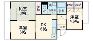 レジデンス春日【1階】の間取り