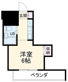 ハイネス新川崎【2階】の間取り