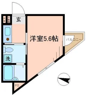 あおばトラスト中落合【203号室】の間取り