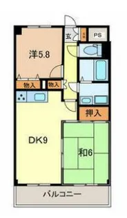 La vita comoda【303号室】の間取り
