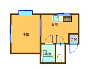 アフェールJ真間【2階】の間取り