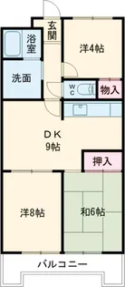 ラ・メゾン・リスブラン【5階】の間取り