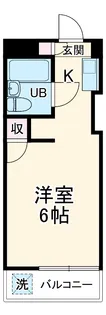 スカイコート日吉【1階】の間取り