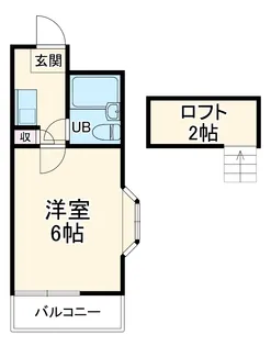 ジュネパレス市川第24−A【1階】の間取り
