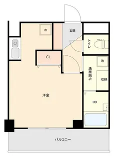 市川プラザ【402号室】の間取り