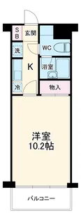 エスエスハイツ市川【6階】の間取り