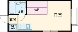 ハイムピア仙川【202号室】の間取り