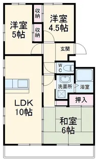 エータイマンション【4階】の間取り