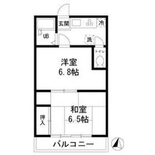 ホーク・ハイツ【2階】の間取り