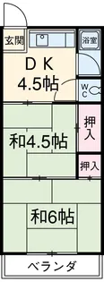 下八反田荘【202号室】の間取り