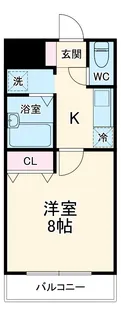 プレズ名古屋田代Ⅱ【103号室】の間取り