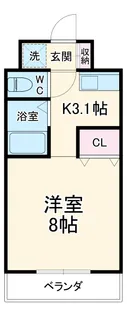 エトワール日吉【1階】の間取り