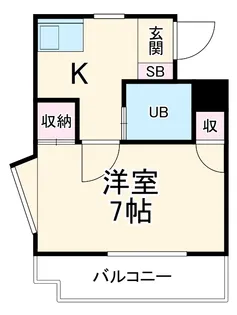 山富第3マンション【3階】の間取り