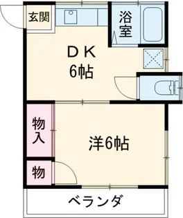 三高・ホワイトハウス【1階】の間取り