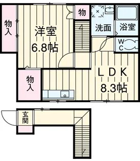 エルメゾン・エストK【2階】の間取り