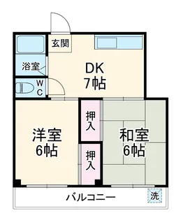 パープルハイム【2階】の間取り