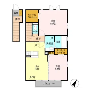 DANDELION A【2階】の間取り