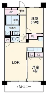 アデグランツ藤が丘【409号室】の間取り