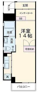 LuminousHIYOSHI【2階】の間取り