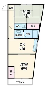 幸和ビル【4階】の間取り