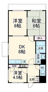 パレドール和弘NO2【3階】の間取り