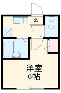 タックフォレスト四ツ木【3階】の間取り