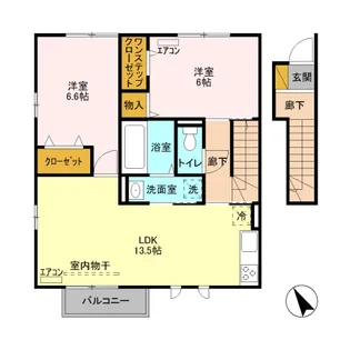 アモーレ G【2階】の間取り