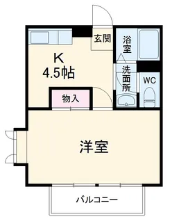 ドリームヴィラ【1階】の間取り