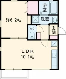 ホワイトハウス【2階】の間取り