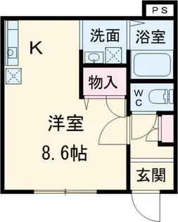 プルメリア【1階】の間取り
