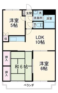ヴェルジェボヌール【202号室】の間取り