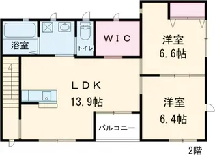 フィカーサ【2階】の間取り