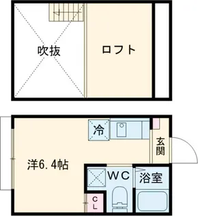 グリーンテラス上祖師谷【2階】の間取り