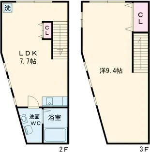 GARDEN COURT四つ木【2階】の間取り