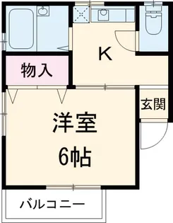 奥田コーポ【1階】の間取り